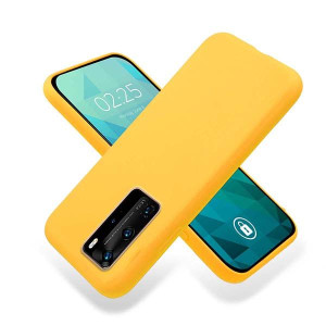 Etui Smooth Do Huawei P40 Pro Case Pomarańczowy