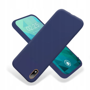 Etui Smooth Do Huawei Y5 2019 Ochronne Granatowy