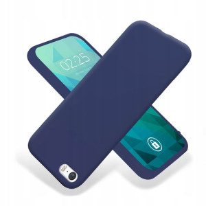 Etui Smooth Do Iphone 5g Ochronne Matowe Granatowy