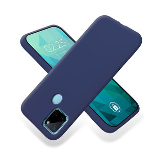 Etui Smooth Do Realme C21y Case Ochronne Granatowy
