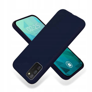Etui Smooth Do Samsung A02s Ochronne Granatowy