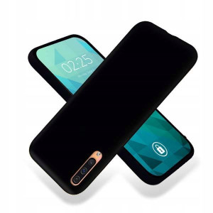 Etui Smooth Do Samsung A30s Matowe Ochronne Czarny