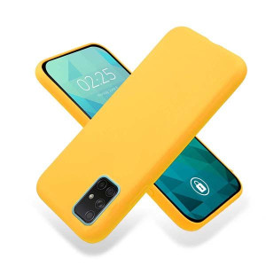Etui Smooth Do Samsung A71 Ochronne Pomarańczowy