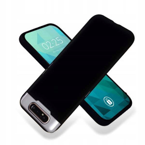 Etui Smooth Do Samsung A80 Matowe Czarny Ochronne