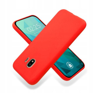 Etui Smooth Do Samsung J4 2018 Ochronne Czerwony