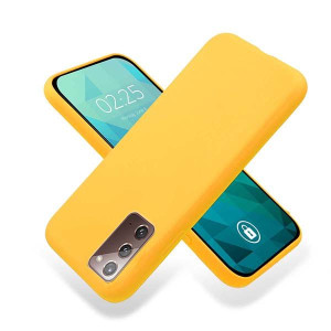 Etui Smooth Do Samsung Note 20 Case Pomarańczowy