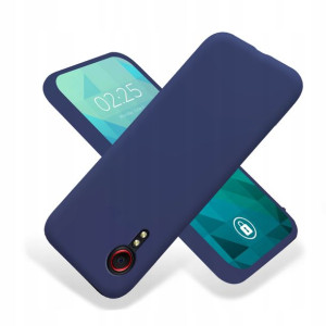 Etui Smooth Do Samsung Xcover 5 Matowe Granatowy