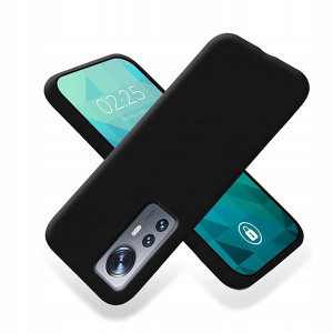 Etui Smooth Do Xiaomi 12 Pro 5g Case Matowe Czarny