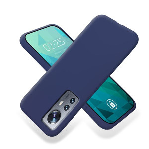 Etui Smooth Do Xiaomi 12x 5g Matowe Granatowy