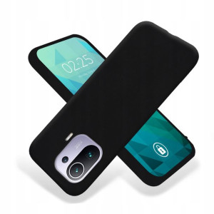Etui Smooth Do Xiaomi Mi 11 Pro Matowe Czarny Case