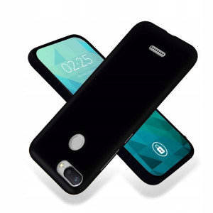 Etui Smooth Do Xiaomi Redmi 6 Matowe Czarny Case