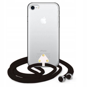 Etui Sun Crossbody do IPHONE SE2 Sznurek Czarny