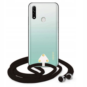 Etui Sun Crossbody do OPPO A31 Case Sznurek Czarny