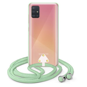 Etui Sun Crossbody do SAMSUNG A51 Sznurek Miętowy