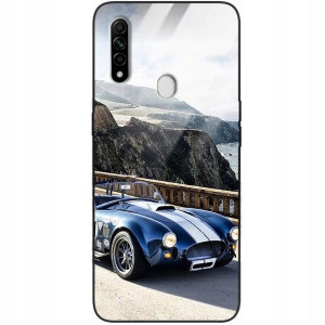 Etui Szklane do OPPO A31 Case Auta Top 100 Wzory