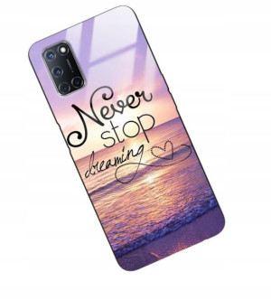 Etui Szklane DO OPPO A92 Obudowa Case Różne Wzory