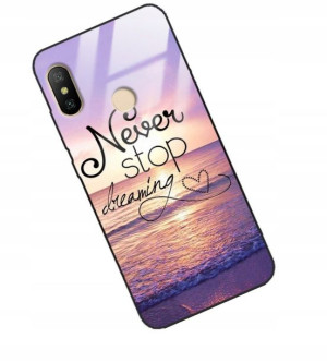 Etui Szklane DO XIAOMI MI A2 LITE Case Różne Wzory