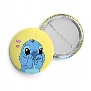 PRZYPINKA Pin Do Plecaka Worka 44mm Bajkowe WZORY