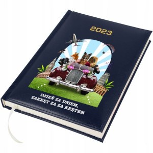 Kalendarz 2023 A5 GRANAT Śmieszne Modne Wzory