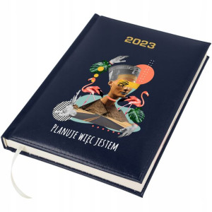 Kalendarz Terminarz 2023 A5 GRANAT Modne Wzory