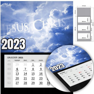 KALENDARZ Trójdzielny Ścienny 2023 RELIGIJNE Wzory