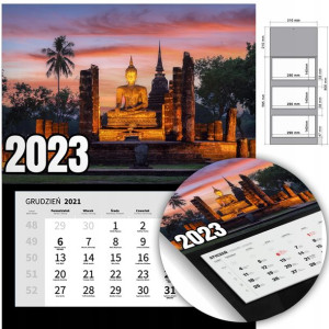KALENDARZ Trójdzielny Ścienny 2023 RELIGIJNE Wzory