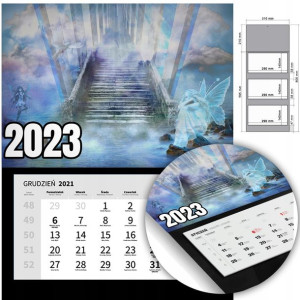 KALENDARZ Trójdzielny Ścienny 2023 RELIGIJNE Wzory