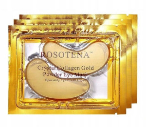 50 X Płatki Kolagenowe Oczy Maska Crystal Gold