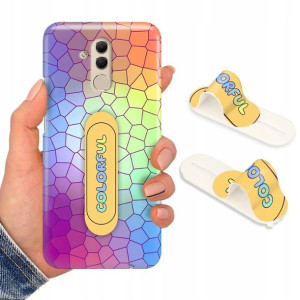 Etui + Uchwyt do HUAWEI MATE 20 LITE Piękne Wzory