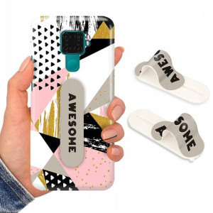 Etui + Uchwyt do HUAWEI MATE 30 LITE Modne Wzory
