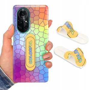 Etui + Uchwyt do HUAWEI NOVA 8 PRO Piękne Wzory