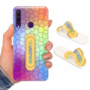 Etui + Uchwyt do HUAWEI Y6P Obudowa Piękne Wzory