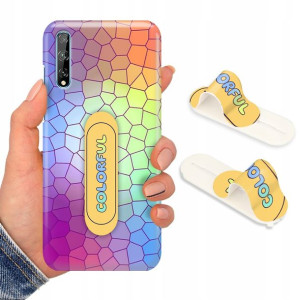 Etui + Uchwyt do HUAWEI Y8P Obudowa Piękne Wzory