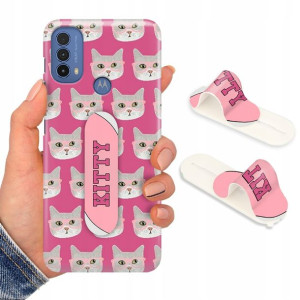 Etui + Uchwyt do MOTOROLA E30 Obudowa Modne Wzory