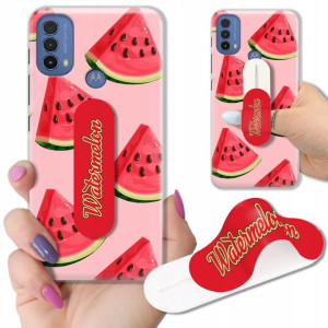 Etui + Uchwyt do MOTOROLA E40 Case Letnie Wzory