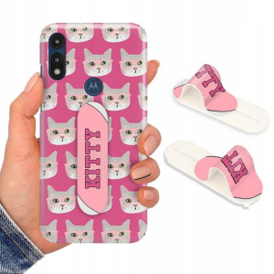 Etui + Uchwyt do MOTOROLA E7 Obudowa Modne Wzory