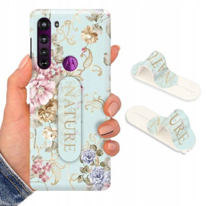 Etui + Uchwyt do MOTOROLA EDGE Obudowa Modne Wzory