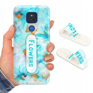 Etui + Uchwyt do MOTOROLA G PLAY 2021 Modne Wzory