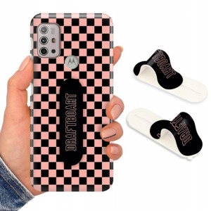 Etui + Uchwyt do MOTOROLA G10 Obudowa Modne Wzory