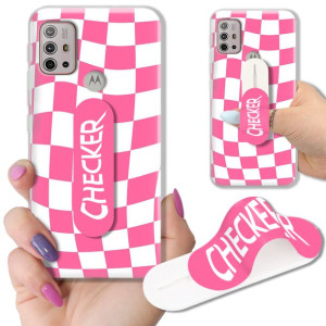 Etui + Uchwyt do MOTOROLA G10 POWER Modne Wzory