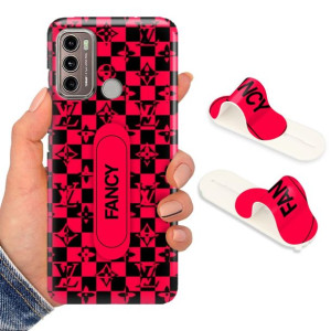 Etui + Uchwyt do MOTOROLA G40 FUSION Piękne Wzory