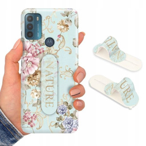 Etui + Uchwyt do MOTOROLA G50 Obudowa Modne Wzory