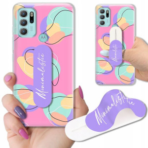Etui + Uchwyt do MOTOROLA G60s Case Letnie Wzory