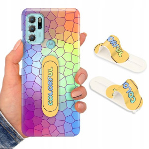 Etui + Uchwyt do MOTOROLA G60s Case Piękne Wzory