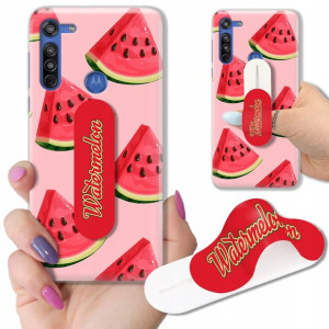 Etui + Uchwyt do MOTOROLA G8 Case Letnie Top Wzory