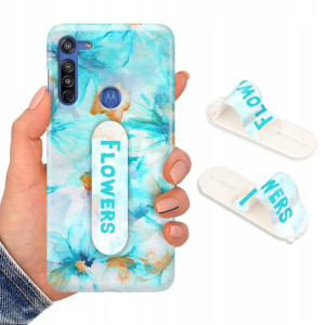 Etui + Uchwyt do MOTOROLA G8 Obudowa Modne Wzory