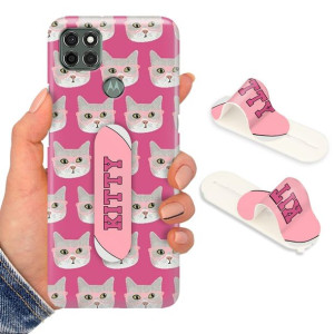 Etui + Uchwyt do MOTOROLA G9 POWER Modne Wzory