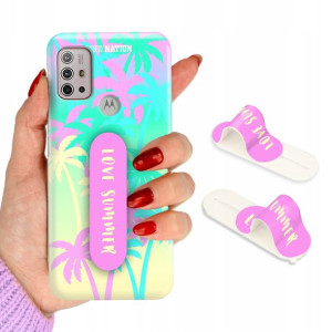 Etui + UCHWYT do MOTOROLA MOTO G10 POWER Case Wzór