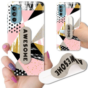 Etui + Uchwyt do MOTOROLA MOTO G52 Modne Top Wzory