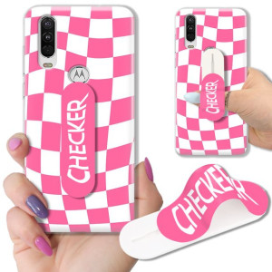 Etui + Uchwyt do MOTOROLA ONE ACTION Modne Wzory